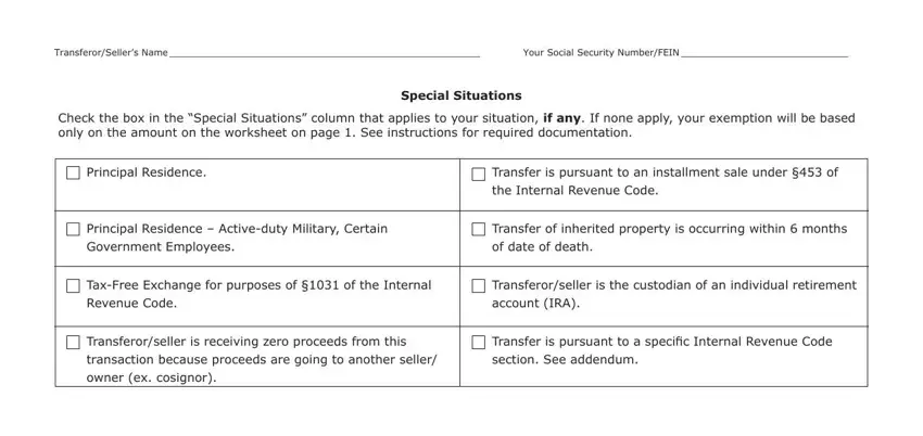 Filling out maryland form full step 3