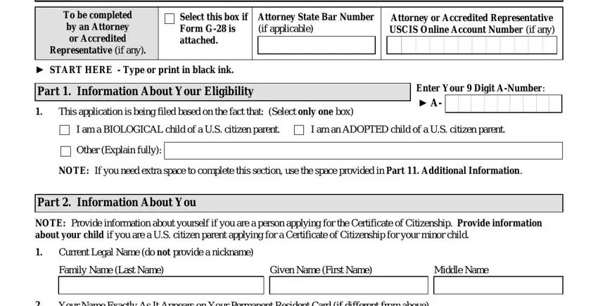 completing n 600 form stage 1