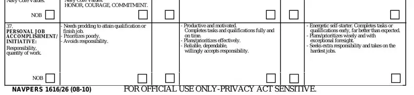 step 3 to entering details in eval form form