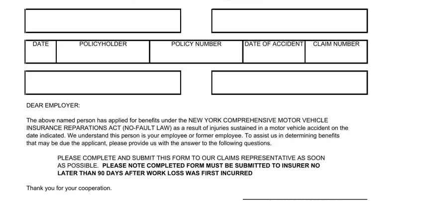 nys wage verification form fields to complete