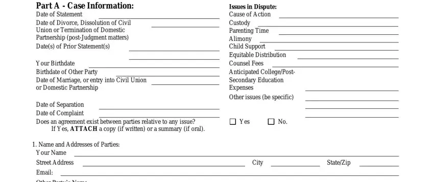 Entering details in cis form nj part 2