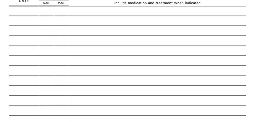 step 1 to writing nursing note forms