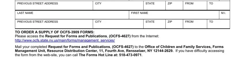 Filling in 3909 ocfs step 4