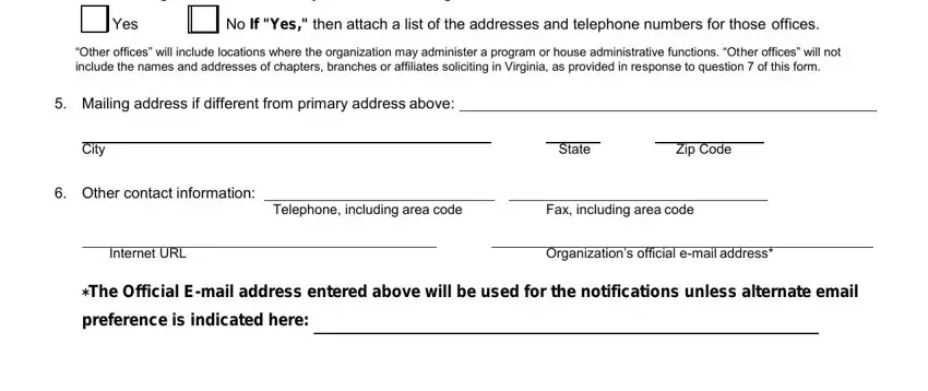 Entering details in virginia department of agriculture and consumer services form 102 part 4