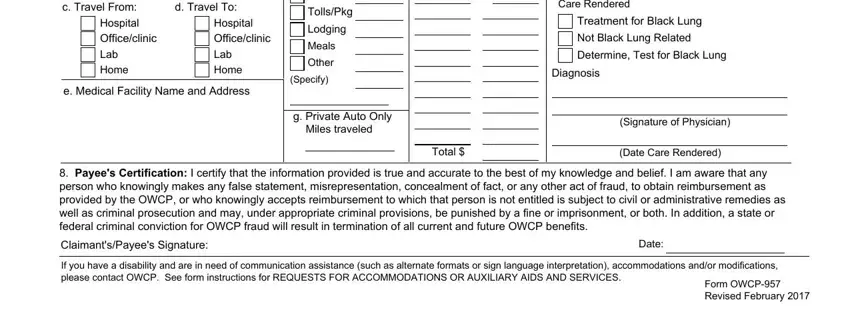 part 3 to filling out owcp form 957