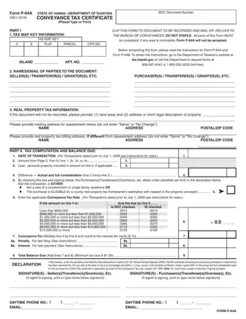 Form P 64A Preview