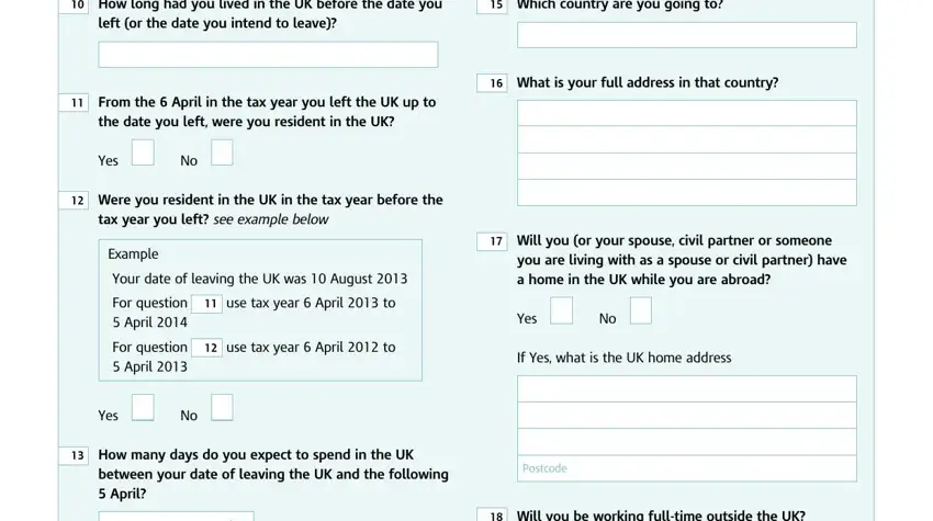 stage 3 to entering details in what is p85 form