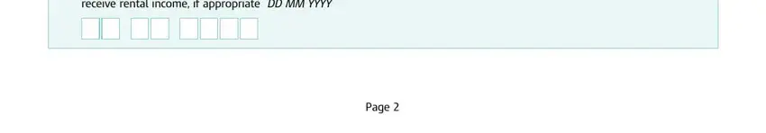 what is p85 form If Yes tell us the date from which, and Page blanks to fill