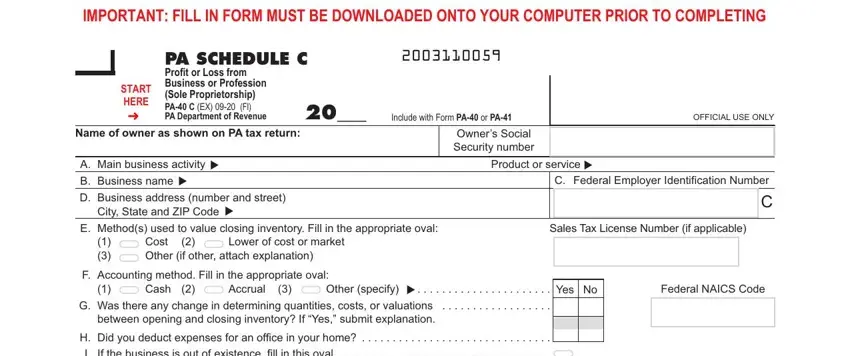 Form Pa 40 C ≡ Fill Out Printable PDF Forms Online