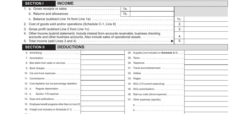 step 2 to completing pa tax schedule c