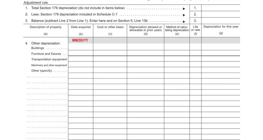 Completing pa tax schedule c part 5