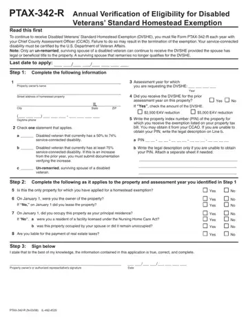 Form Ptax 342 R Preview