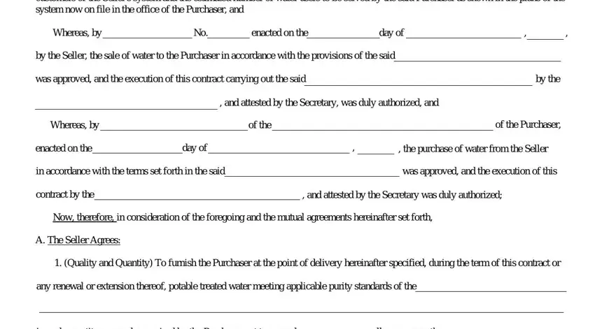 part 2 to completing blank purchase agreement form