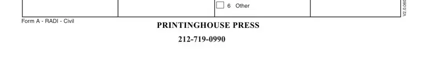 appellate division second department Other, FormARADICivil, and PRINTINGHOUSEPRESS blanks to fill