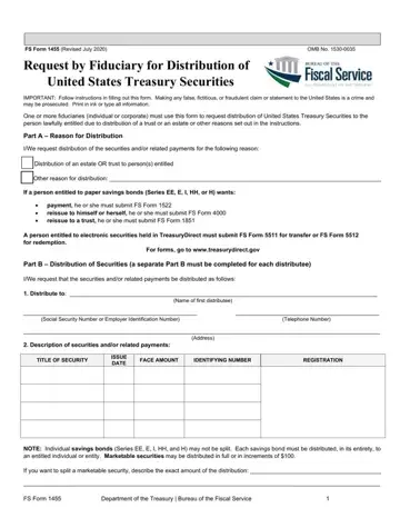 Form Request Fiduciary Preview