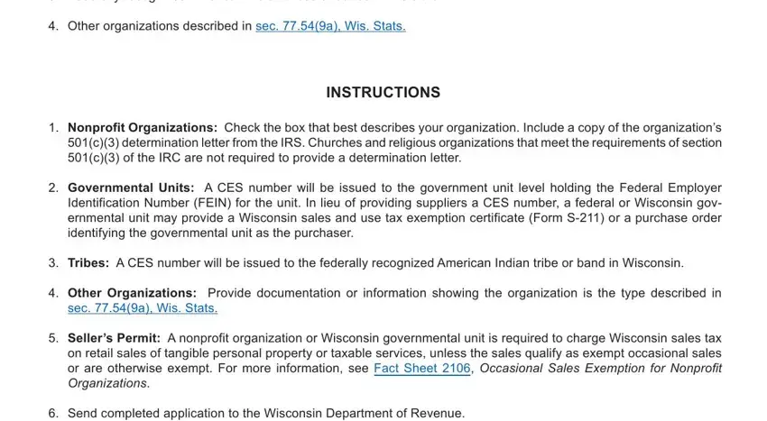 step 4 to finishing wisconsin form s 103