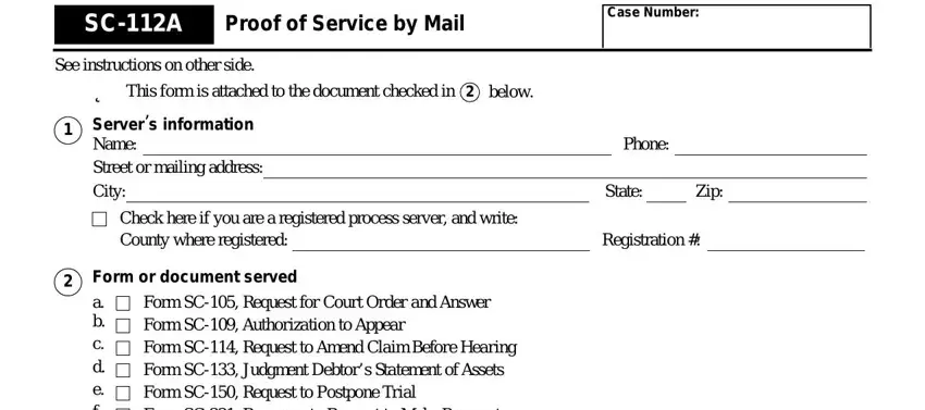 form 112a blanks to consider