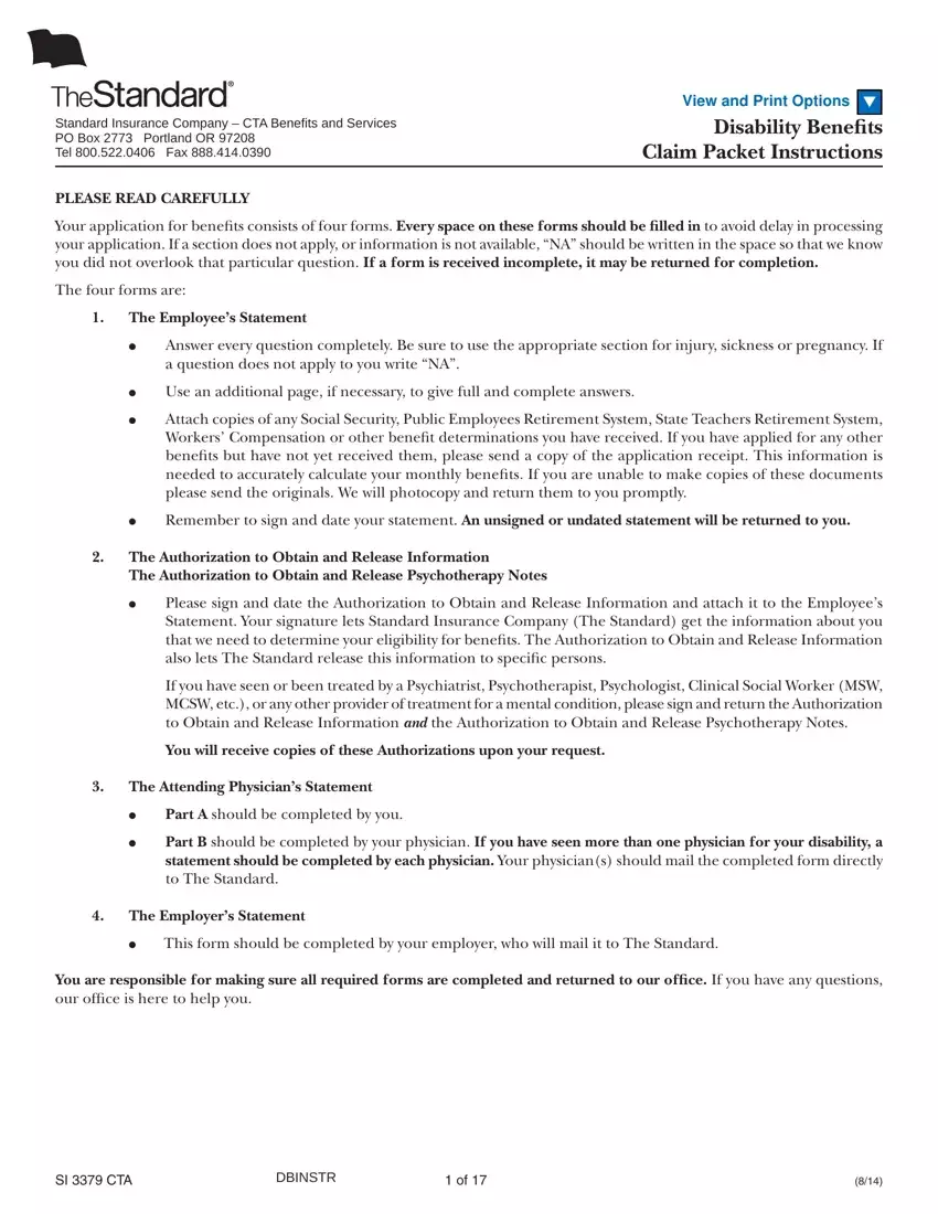 Form Si 3379 Cta first page preview
