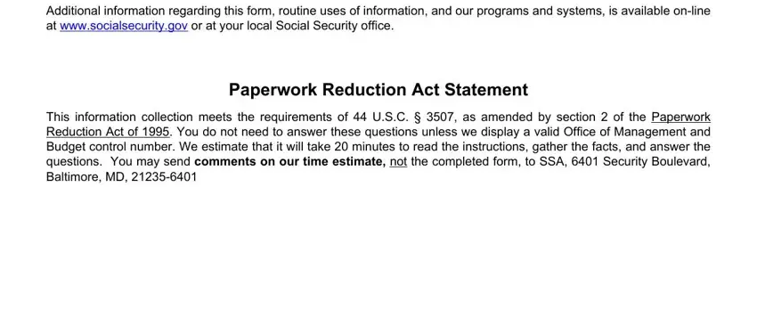 Completing social security appointed get stage 2