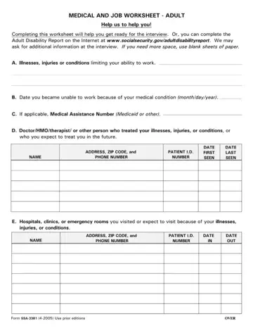 Form Ssa 3381 Preview