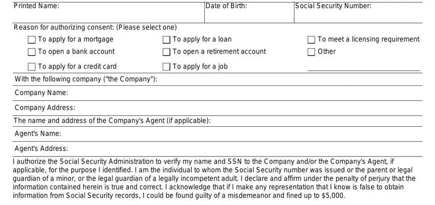portion of gaps in ssa89 verification form
