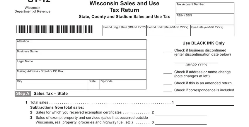  wisconsin sales and use tax form fields to complete
