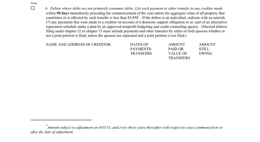 chapter 7 bankruptcy forms in north carolina  blanks to fill out