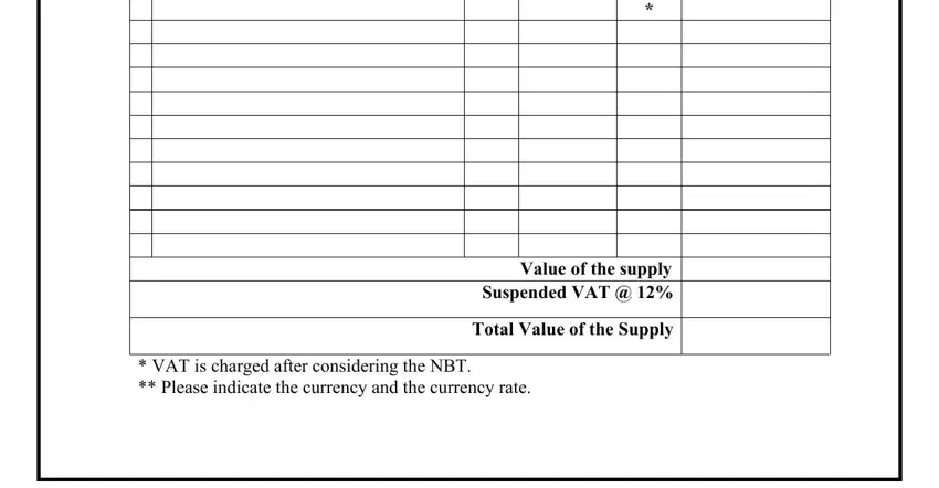 part 2 to filling out Suppliers