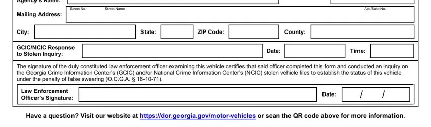 Filling in t22b form for georgia stage 3