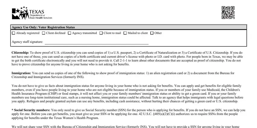 Filling out medicaid printable forms step 3