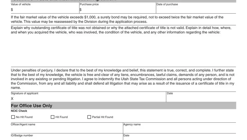 part 2 to entering details in tc 569a form