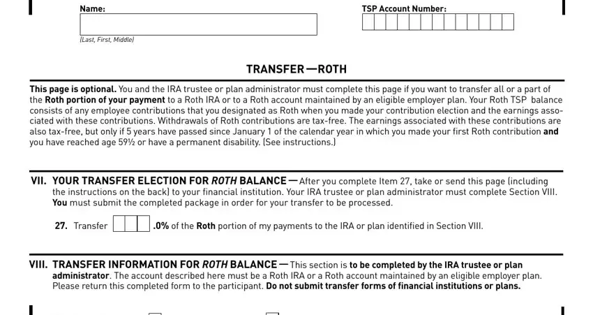 Entering details in tsp gov tsp 79 form part 5