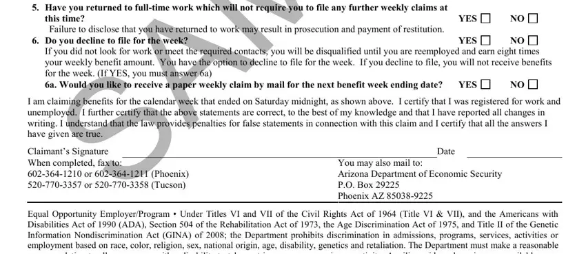 step 2 to entering details in reemployment