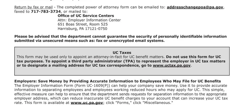 PA-100 Signature Requirements  This form, Return by fax or mail  The, Office of UC Service Centers Attn, Please be advised that the, This form may be used only to, UC Taxes, and Employers Save Money by Providing fields to complete