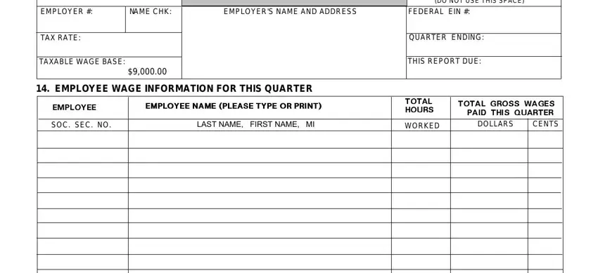 Finishing dc unemployment weekly claim form step 3