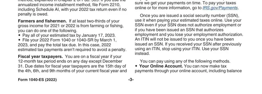 part 5 to finishing 1040 es about form