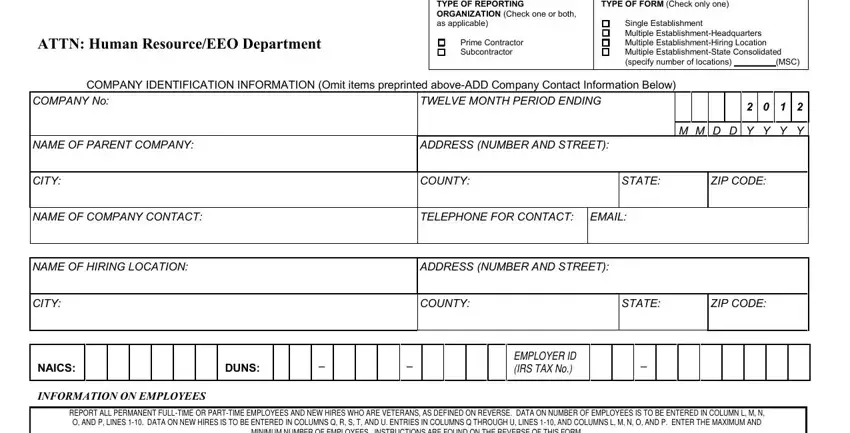 100a form vets spaces to fill in