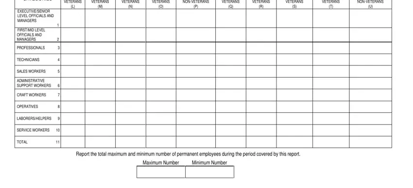 Filling in 100a form vets stage 2