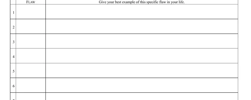 stage 2 to entering details in aa 4th step worksheets