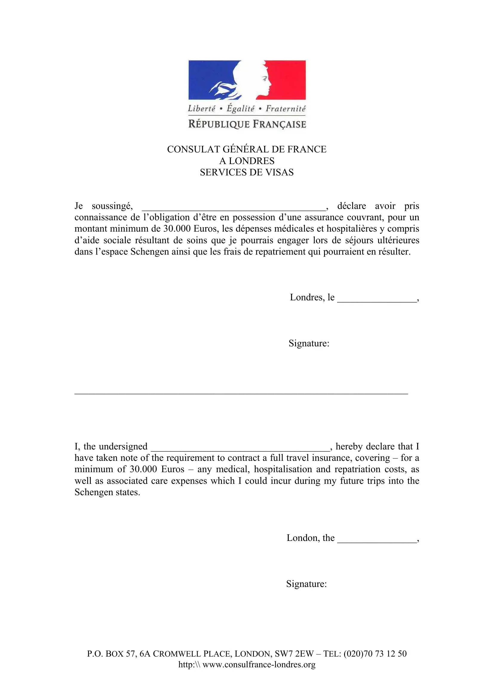 France Visa Application Form Fill Out Printable PDF Forms Online