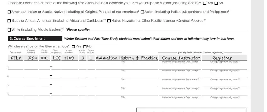 stage 2 to completing class registration template