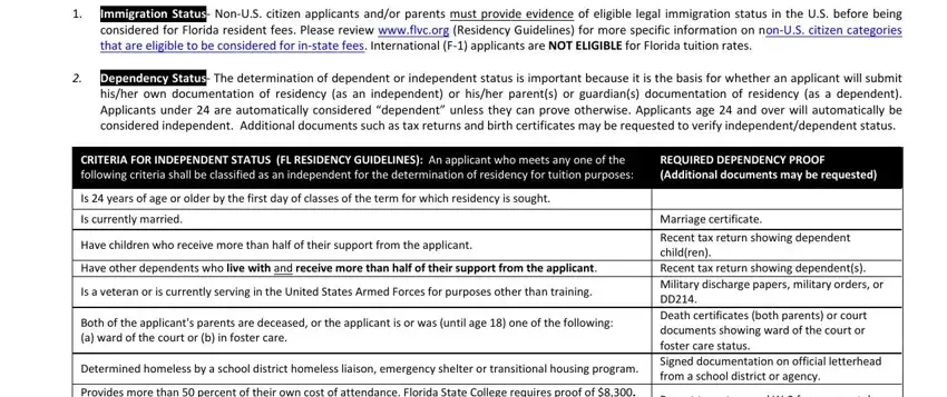 filling in florida fscj affidavit form part 1