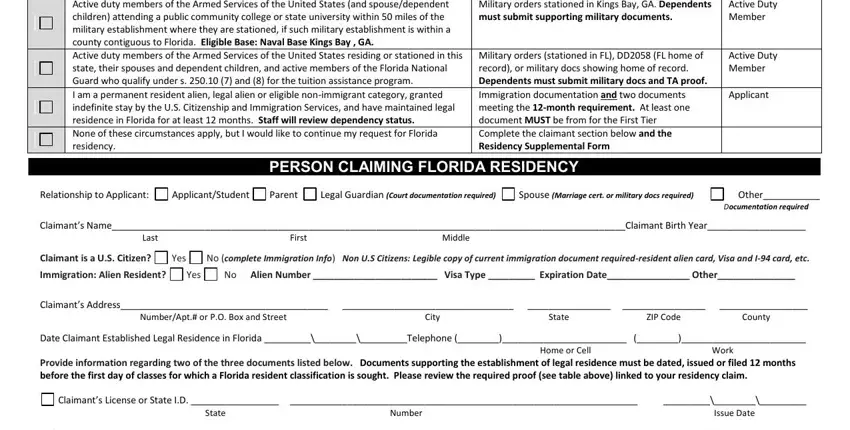 stage 4 to entering details in florida fscj affidavit form
