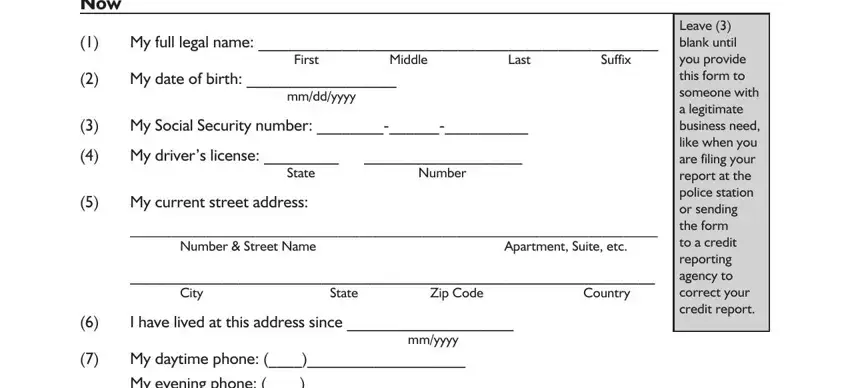 stage 1 to writing ftc affidavit