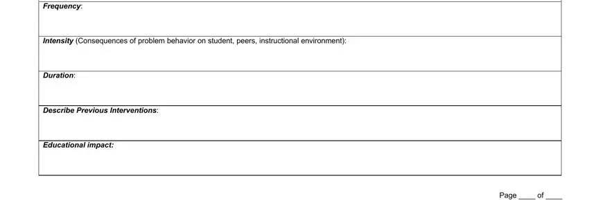 Completing online functional behavior assessment part 2