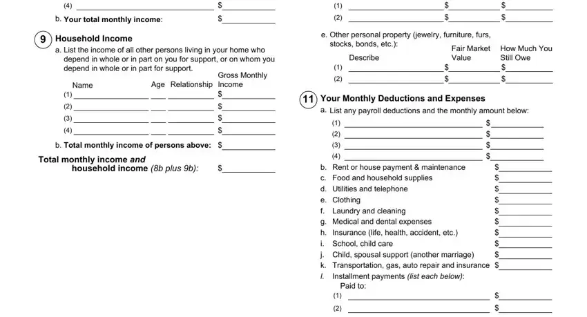 stage 5 to filling out Fw 001 Form