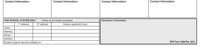 step 2 to filling out ga form 3300