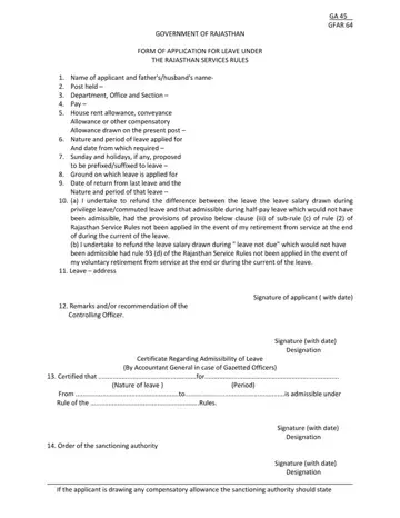 Ga55 Form For Salary Slip Preview