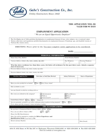 Gabes Application 4804 Form Preview