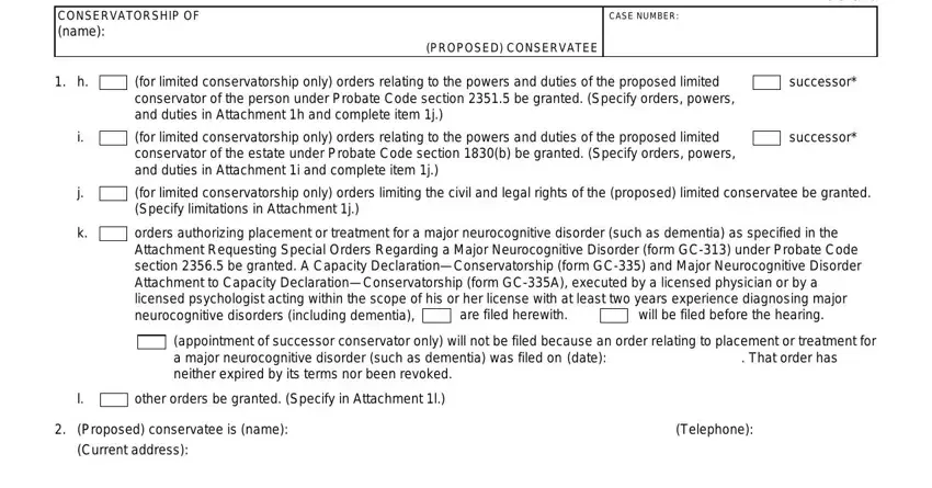 stage 4 to filling out appointment probate